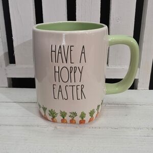 Rae Dunn “Have a Hoppy Easter” Mug – Easter Carrot Design – Like New